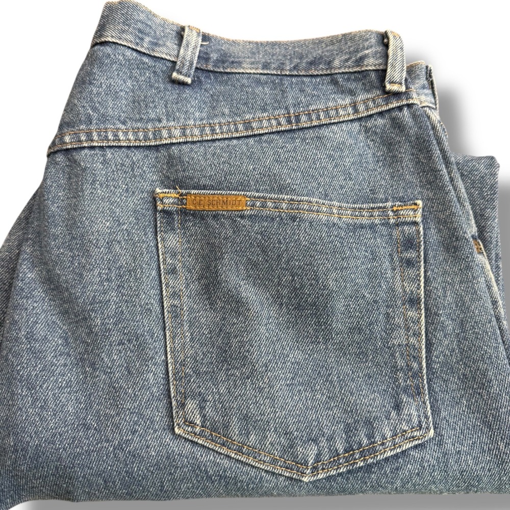 C.E. Schmidt Workwear Men's 40x30( 40x31) Blue Denim Jeans‎ Straight Leg Classic